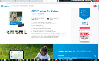 Tractive - GPS-Tracker fr Katzen
