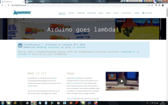 Website Snap-ARDUINO